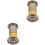 2Pcs Adjustable Copper Peephole Door Viewer Dark Brown Security 4