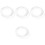 4pcs 100 Optical Fiber Decorative Lights Fiber 4