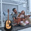 Multi Guitar Dust Cover Lint Black 1set 3
