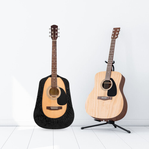 Multi Guitar Dust Cover Lint Black 1set 1
