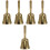 5 Count Hotel Bell Hand Held Ring For Service Decoration Restaurant 4