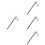 4Stk Tassel Haarstäbe, Haarnadeln, Solid Und Leicht, Festlich 4