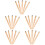 25Pcs Khaki Wood Dip Pen Holder Practical Replacement for Calligraphy 7