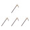 4Stk Tassel Haarstäbe, Haarnadeln, Solid Und Leicht, Festlich 6