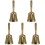 5 Count Hotel Bell Hand Held Ring For Service Decoration Restaurant 2