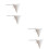 4 Pcs Handheld Cake Chocolate Funnel Dispenser For Baking Decorating 6