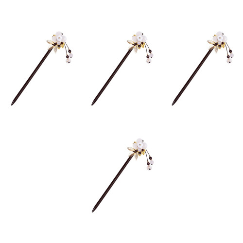 4Stk Tassel Haarstäbe, Haarnadeln, Solid Und Leicht, Festlich 1