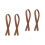 5pcs Bow String Buckles Rubber Band Tying Tools Archery Accessories For Bowstring Fixing Multi Functional Buckle Connection 4