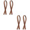 5pcs Bow String Buckles Rubber Band Tying Tools Archery Accessories For Bowstring Fixing Multi Functional Buckle Connection 6