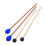 2Sets Professional Marimba Sticks Mallets Assorted Color for Home Use 10