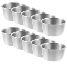 80Pcs Stainless Steel Portion Cups Silver for Home Sauce Containers