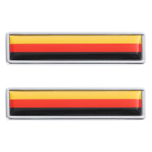 6Pcs Personalized Car Metal Decorative Stickers Multi-