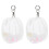 2Sets Clear PVC Doll Storage Bag Portable Small Hanging Backpack Pouch 4