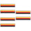 6Pcs Personalized Car Metal Decorative Stickers Multi- 7
