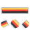 6Pcs Personalized Car Metal Decorative Stickers Multi- 10