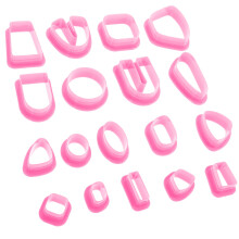 Set Of 4 Polymer Clay Mold Fruit Cutters Earrings