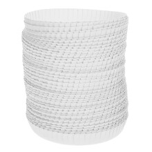 400Pcs White Disposable Paper Cup Covers Leakproof Hot Coffee Tea Lid