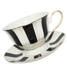 3Sets Stijlvolle Zwarte Keramische Koffie- En Theeservies Set