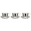 3Sets Black Ceramic Tea Cup Set with Saucer Smooth Edge Drinking Cups 10