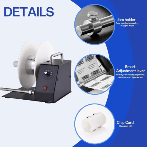 Automatic Label Rewinder Machine 180mm Diameter with Continuous Rewinding and 11Speed Adjustment 2