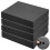 Pick and Pluck Foam Inserts 16x12x2  ShockAbsorbing Padding for Gun Case Tool Box Camera (4 Pack Black) 1