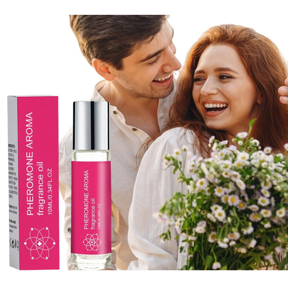 Pheromone Perfume for Women Roll On 0.34 fl oz Long Lasting Fragrance Travel Size Essential Oil