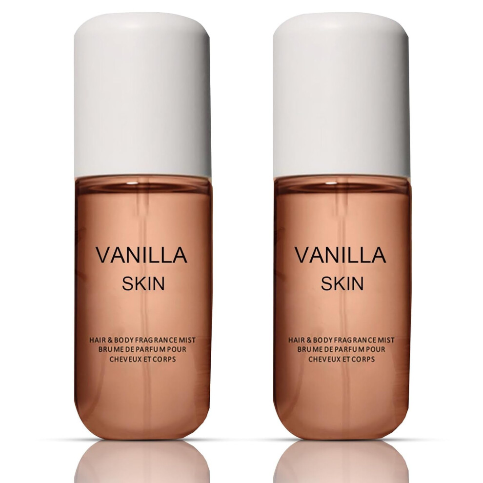 Vanilla Perfume and Body Mist Set for Women, LongLasting Warm Sweet Fragrance, 90ml Each