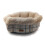 HugglePets (Medium) HugglePets Donut Plush Oval Dog Bed Check & Stone 1