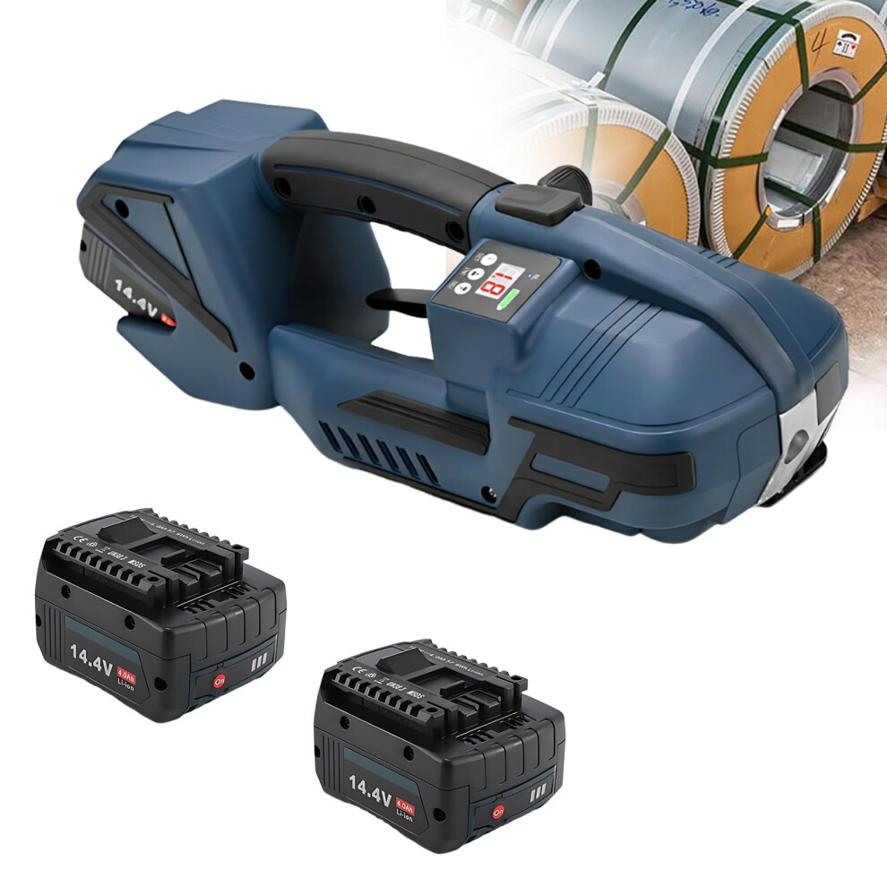 Electric Strapping Tool 1316Mm For Pp Pet Straps, Speed 3200N Tension, Rechargeable Handheld 9099447357199