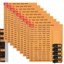 Circuit Breaker Labels 1161pcs Waterproof Vinyl Electrical Panel Stickers for Fast Identification