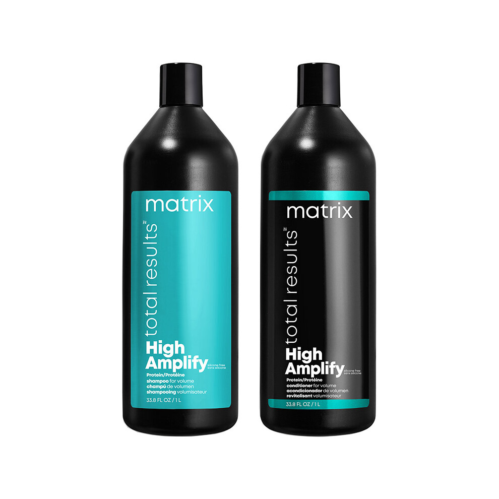 Matrix Total Results High Amplify Shampoo 1000Ml & Conditioner 1000Ml