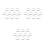 30Pcs Durable Transparent Plastic Bag Handles for DIY Handbag Frames 4