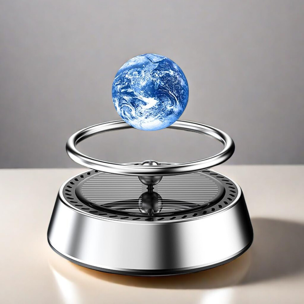 Solar Powered Rotating Car Air Freshener Aromatherapy Diffuser With Planet Design And Longlasting Aroma 9070919793233