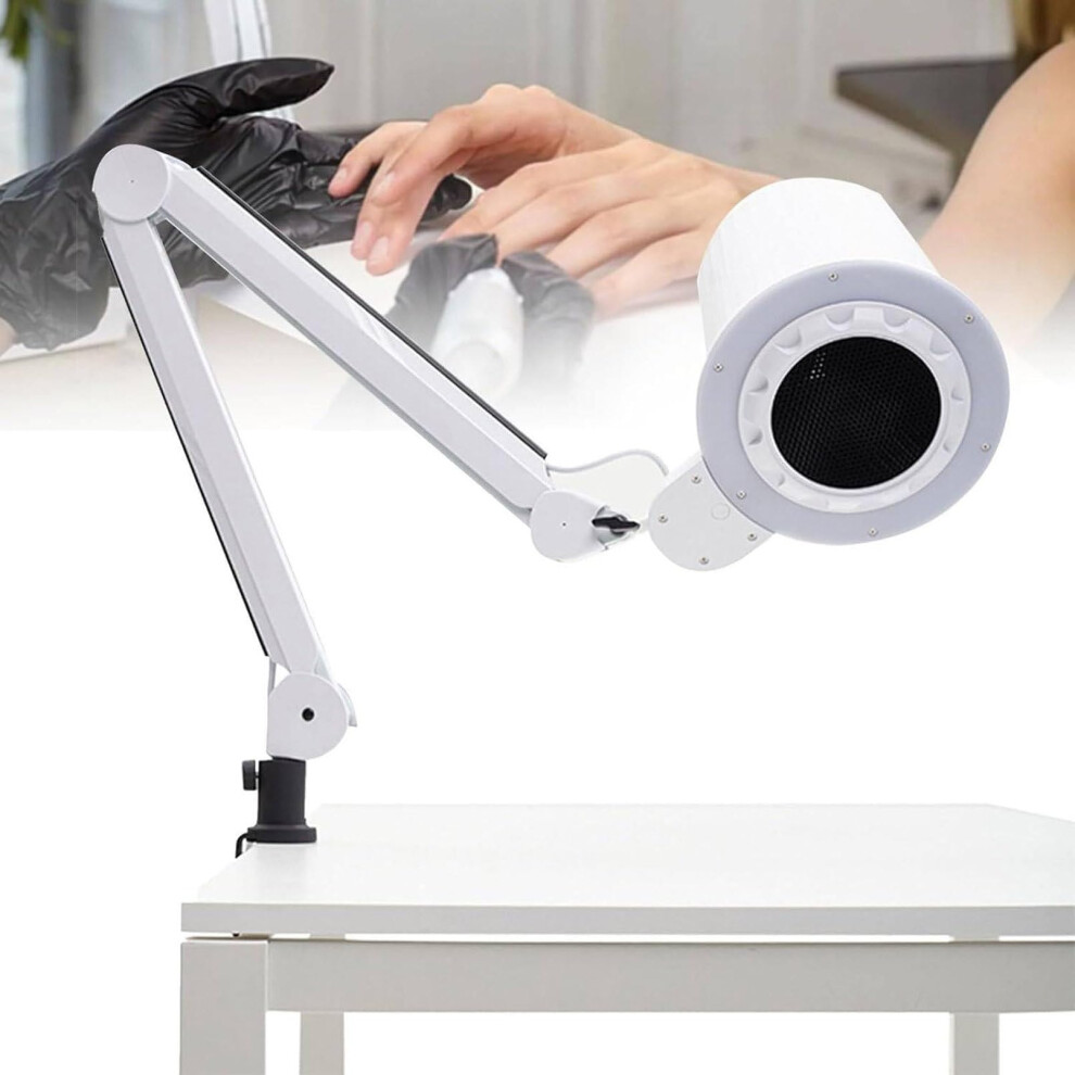 Light Professional Nail Dust Collector 80W Powerful Suction With Led For Salon And Home Use