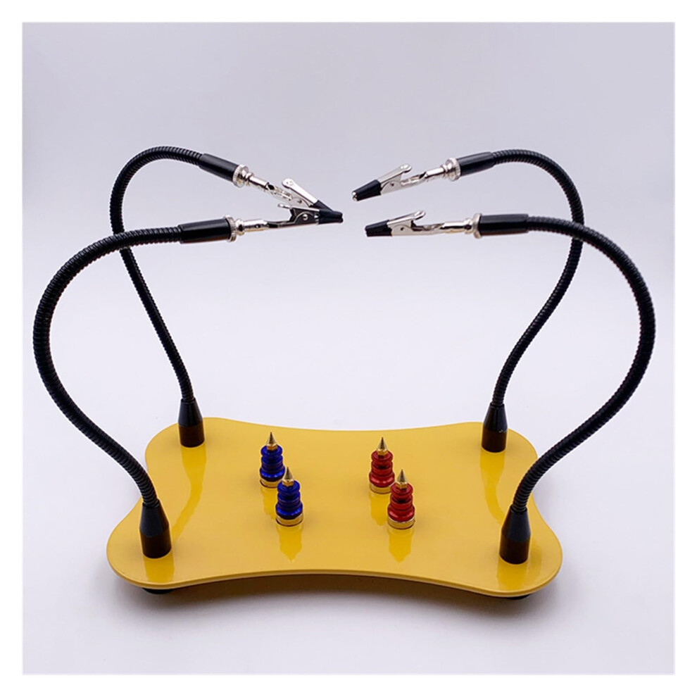 Helping Hands Soldering Station With 360 Rotatable Clamps, Flexible Gooseneck Arms And Alligator Clips 9099447357991