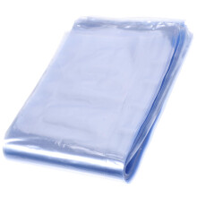 100pcs PVC Heat Shrink Wrap Bags Clear Tamper‑Resistant Seal for Bottles Dust‑Proof Packaging