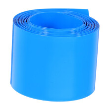 PVC Heat Shrink Tubing Blue Battery Sleeve for Pack Protection Tight Fit Enhanced Insulation