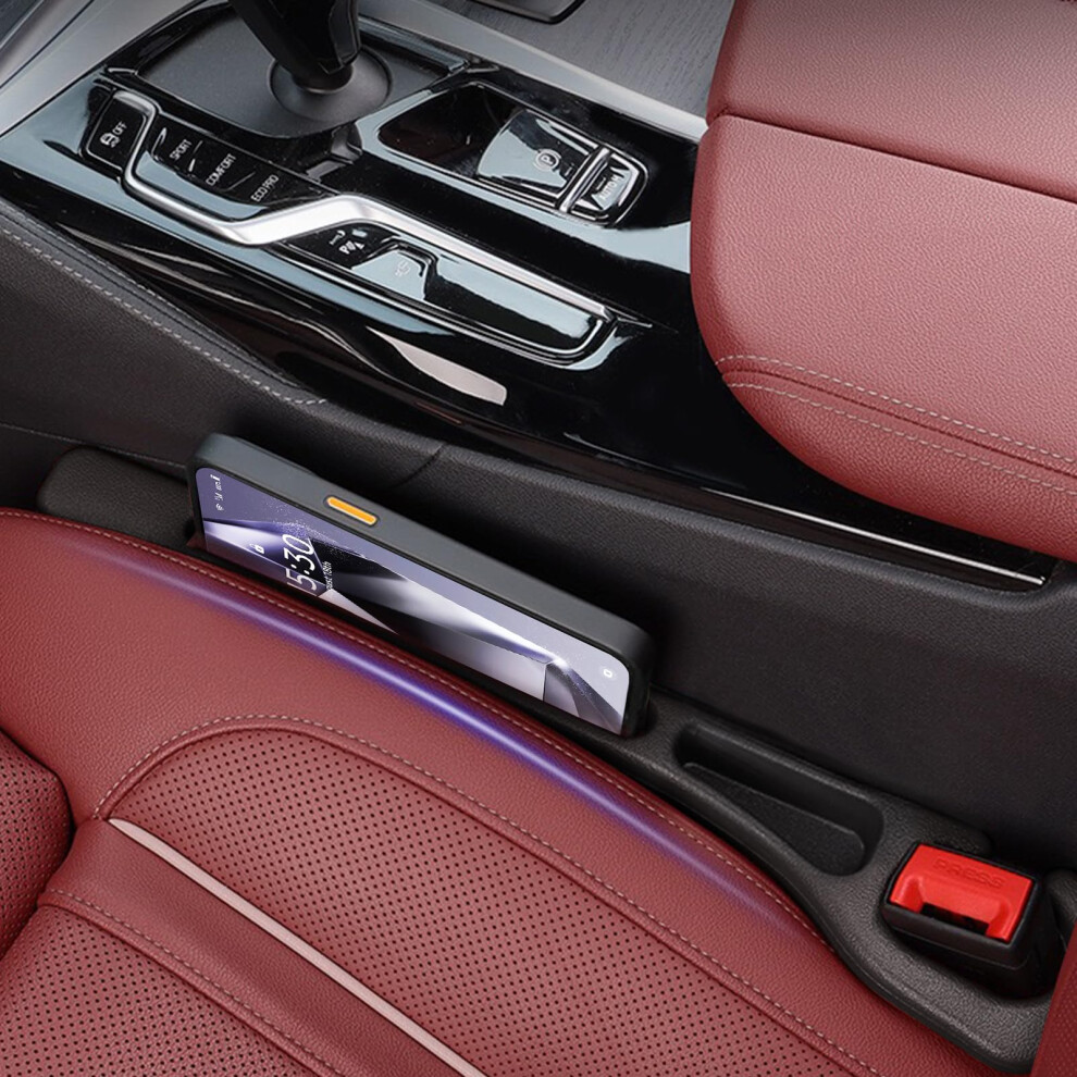 2 Pack Universal Car Seat Gap Filler And Organizer, Gap Blocking Design For Car Suv Truck 9070919793615