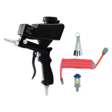 Adjustable Portable Sandblasting Gun Set with Ergonomic Grip for Car, Home, Metal and Wood Cleaning