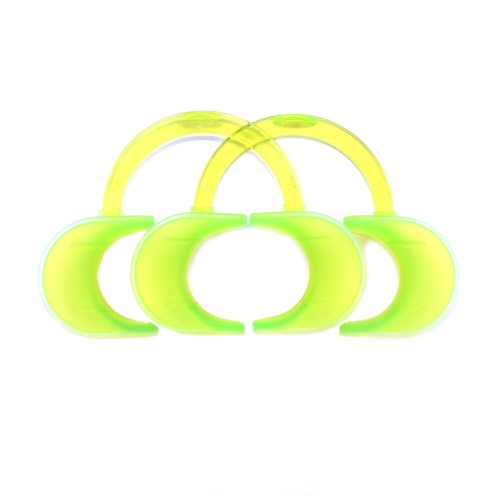 2Pcs Silicone Dental Mouth Opener Cheek Retractor for Teeth Whitening Reusable ComfortFit Green