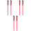 6Pièces Brosses Yeux Sourcils Rosées Usage 5