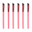 6Pièces Brosses Yeux Sourcils Rosées Usage 6