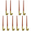 10Pièces Porte-Plume Bois Et Métal Multi-Couleurs 4