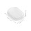 200Pièces Protections Clips Boucles D'oreilles PVC Transparent Simple 2