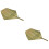 2Pièces Éventail Main Vert Bambou Pour Été 6