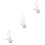 3Pièces Ornements Suspendus Étoile Décoration 5