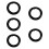 5Pièces Câble Inoxydable Noir PVC Robuste Pour Jardin 11