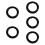 5Pièces Câble Inoxydable Noir PVC Robuste Pour Jardin 10