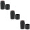 3Pièces Tampons Balle Golf PP Noir Réutilisable Portable 11