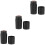 3Pièces Tampons Balle Golf PP Noir Réutilisable Portable 7
